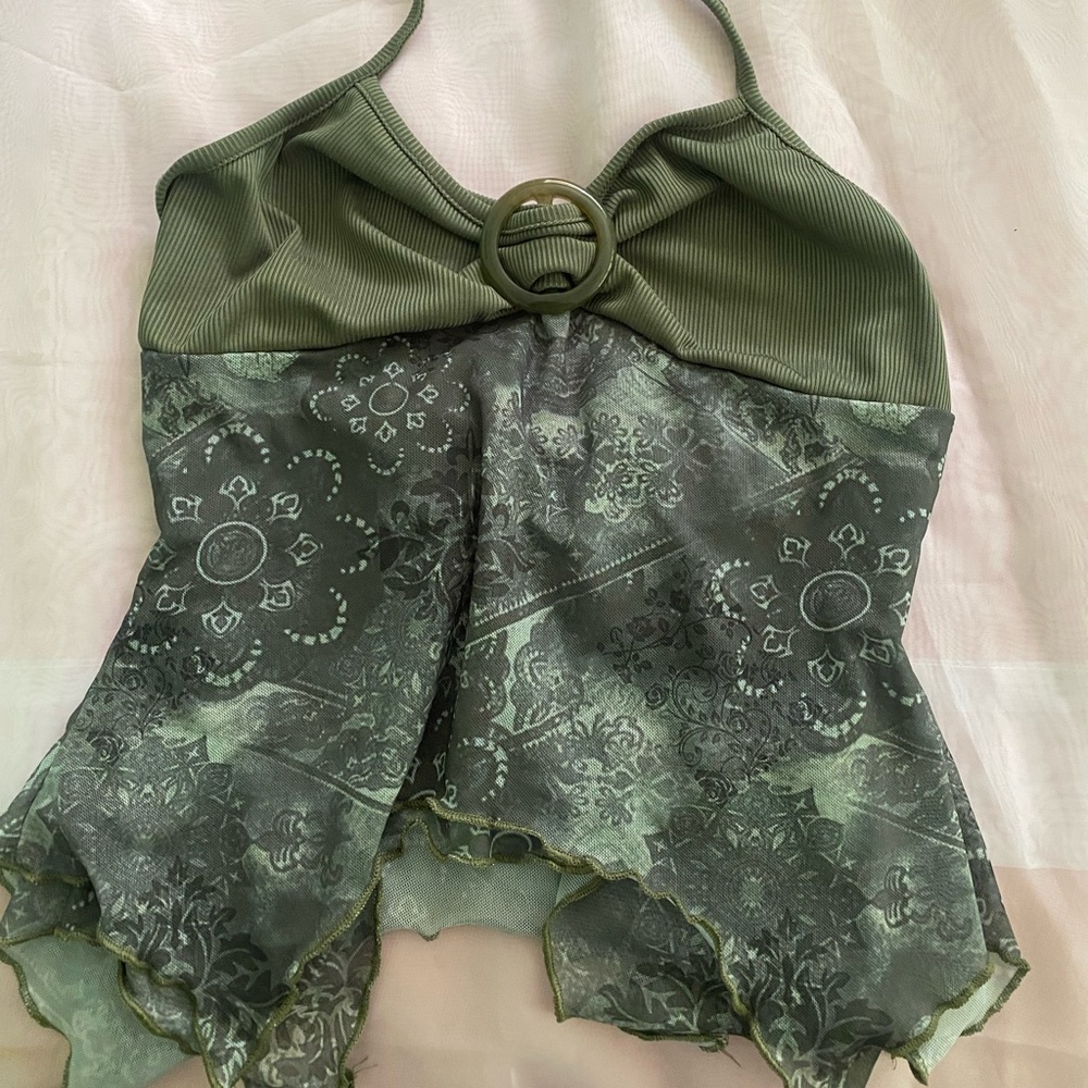 Cute floral looking neck tie shirt